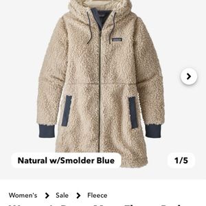 Patagonia Dusty Mesa Fleece Parka size small